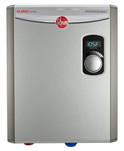 rheem electric tankless water heater
