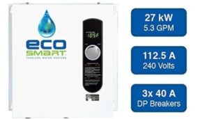 eco 27 electric tankless water heater