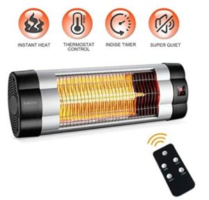 stainless steel wall mounted infrared patio heater