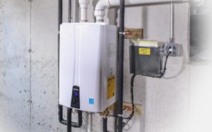 turning tankless water heater