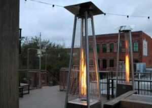 pyramid garden patio heater